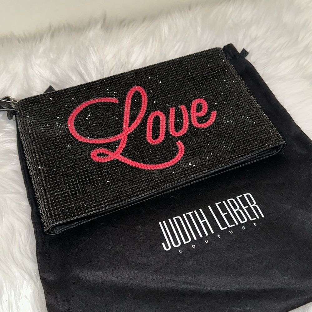 Judith Leiber Strass Crystal wristlet nwt